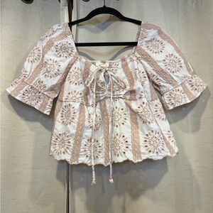 Urban Romantics Eyelet Top